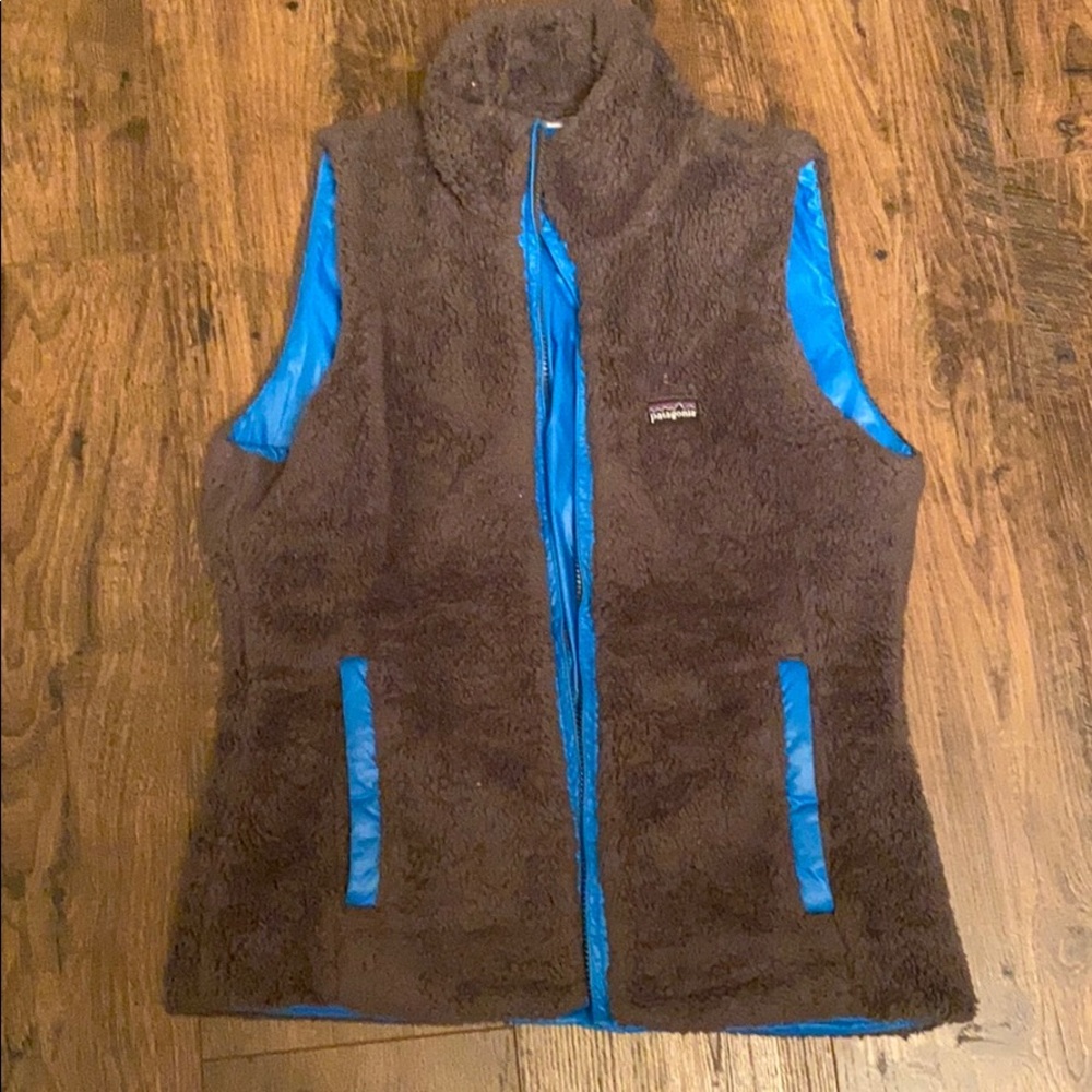 Patagonia fleece reversible vest